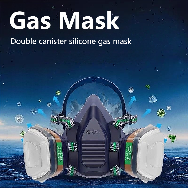 Respirator Half Face - Gas Mask Respirator Protection Half Full