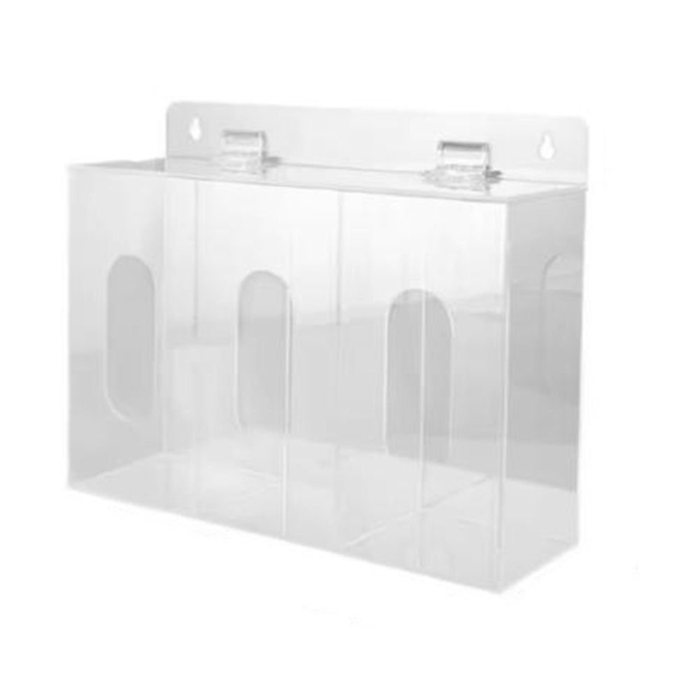 Face Mask Storage Box - 1/2/3 Grids Acrylic Glove Holder Wall