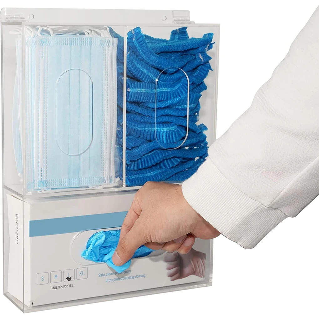 3 Grids Acrylic Glove Holder T - đánh giá và giá Face Mask Storage Box