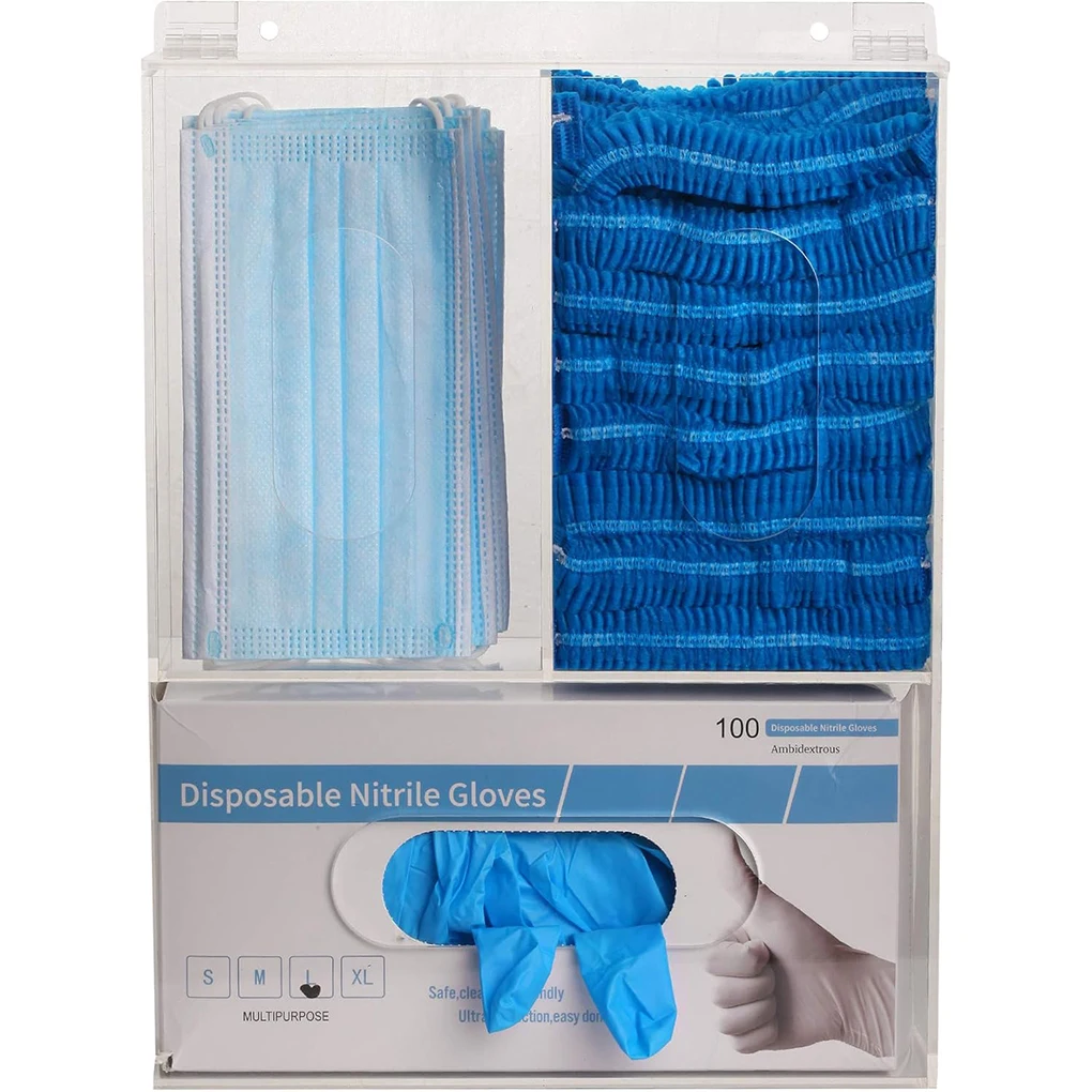 3 Grids Acrylic Glove Holder T - đánh giá và giá Face Mask Storage Box