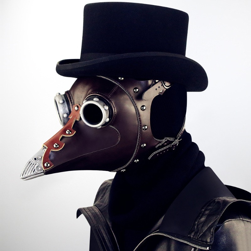 PU Leather Plague Doctor Mask  - đánh giá và giá Disposable Surgical Mask