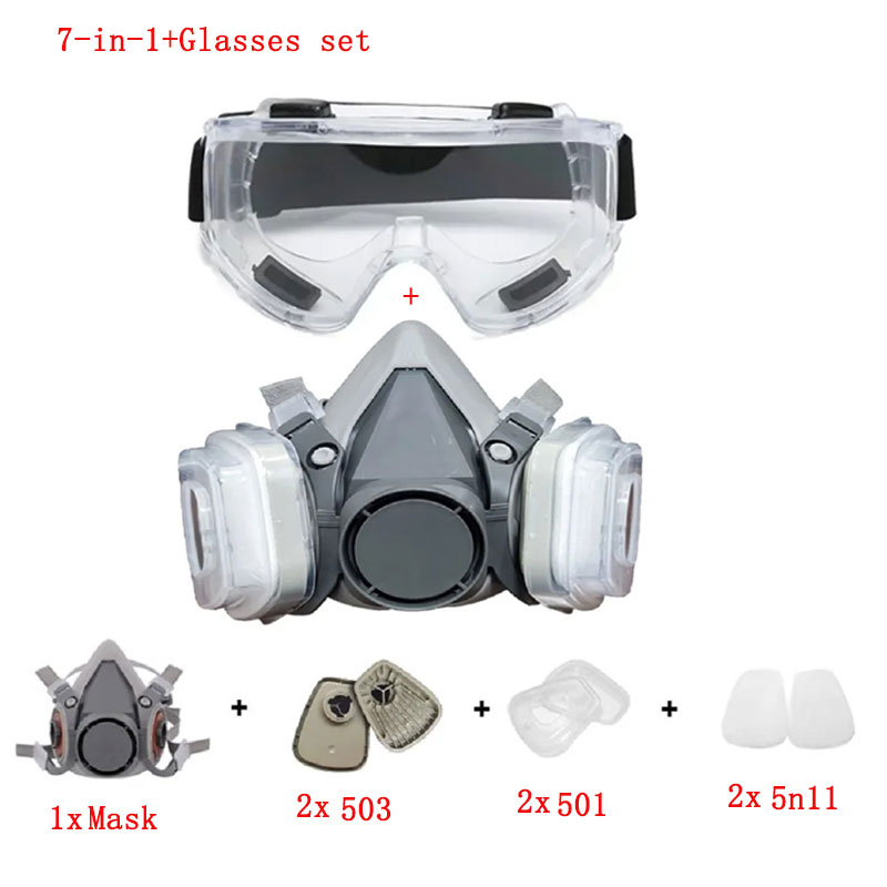 6200 Dust Mask Half Face With  - đánh giá và giá Respirator Half Face