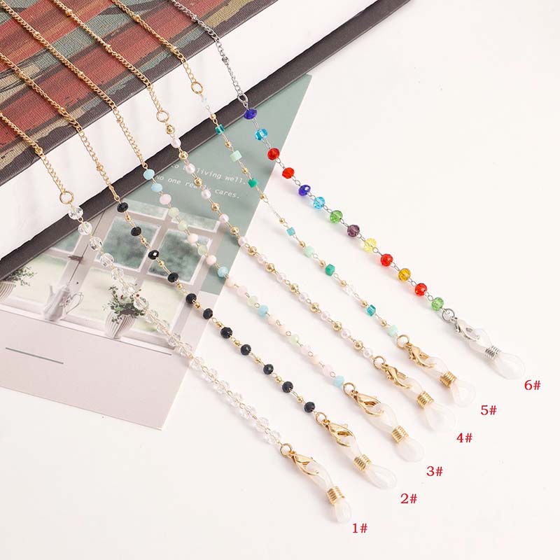 New Fashion Colorful Crystal G - đánh giá và giá Mask Chain Holder