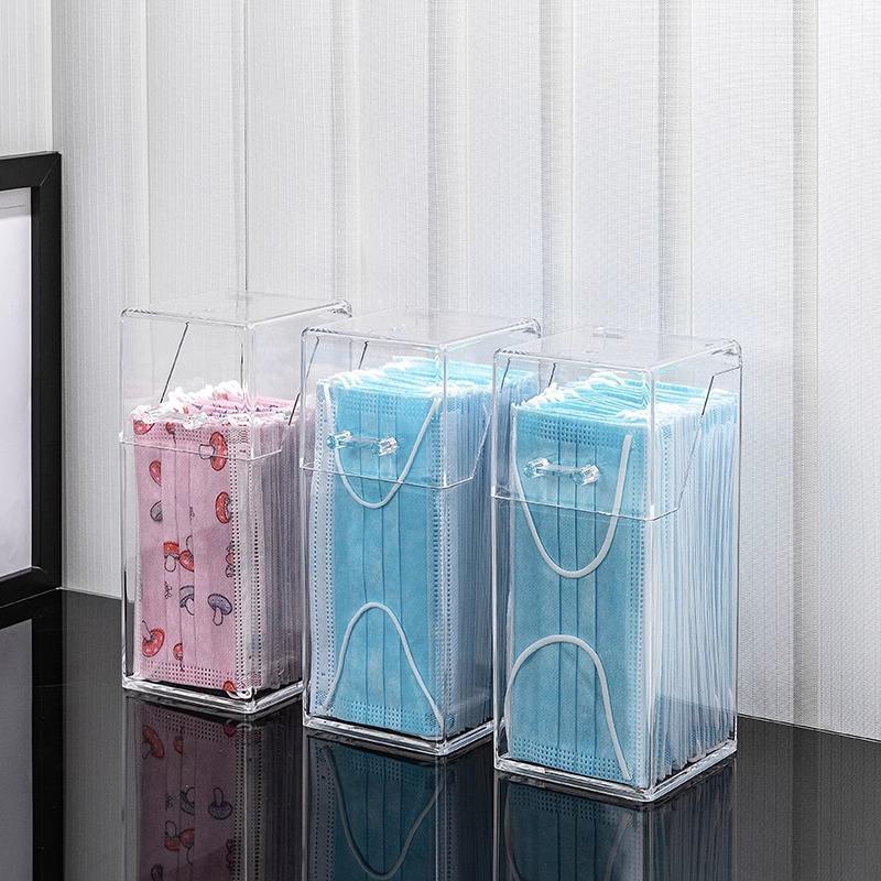 New 1 Transparent Mask Storage - đánh giá và giá Face Mask Storage Box