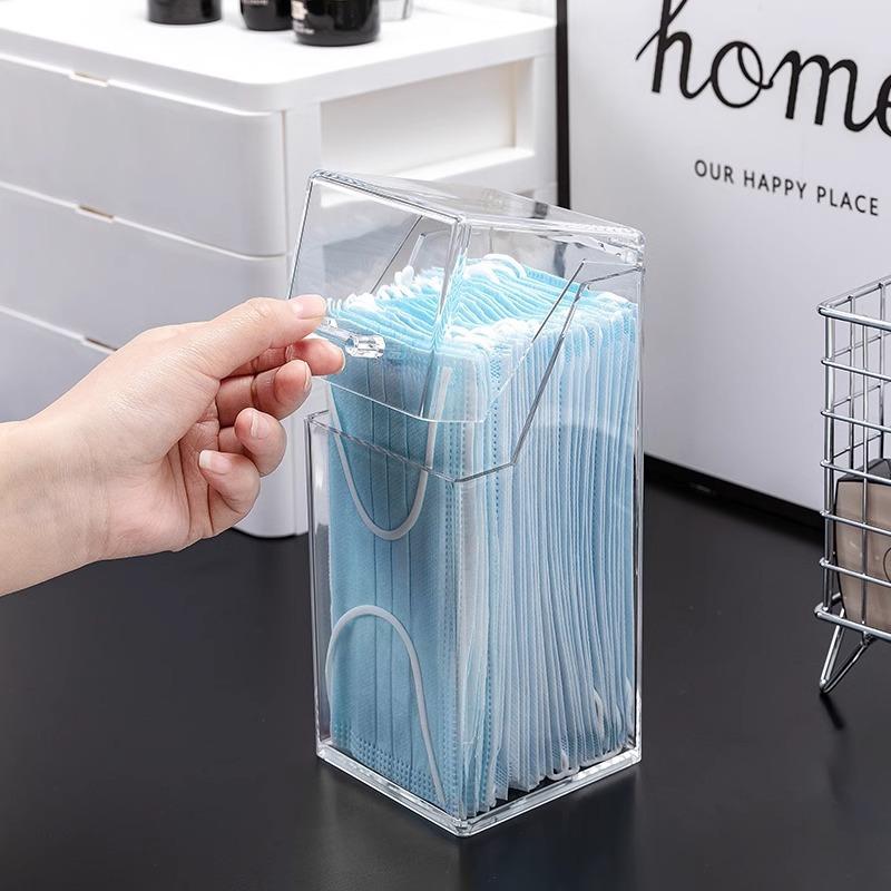 New 1 Transparent Mask Storage - đánh giá và giá Face Mask Storage Box
