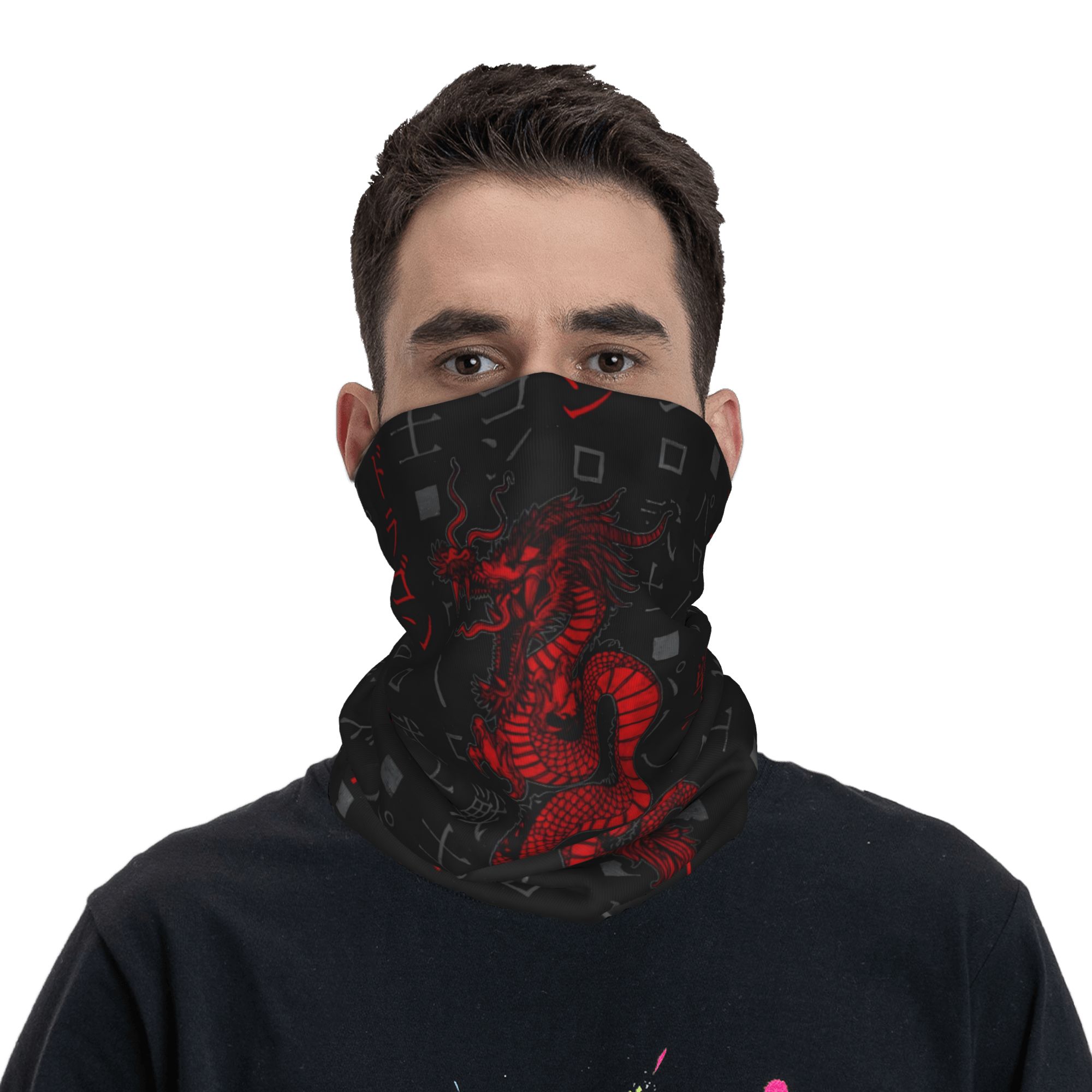 Red Dragon Animal Bandana Neck - đánh giá và giá Neck Gaiter Face Cover