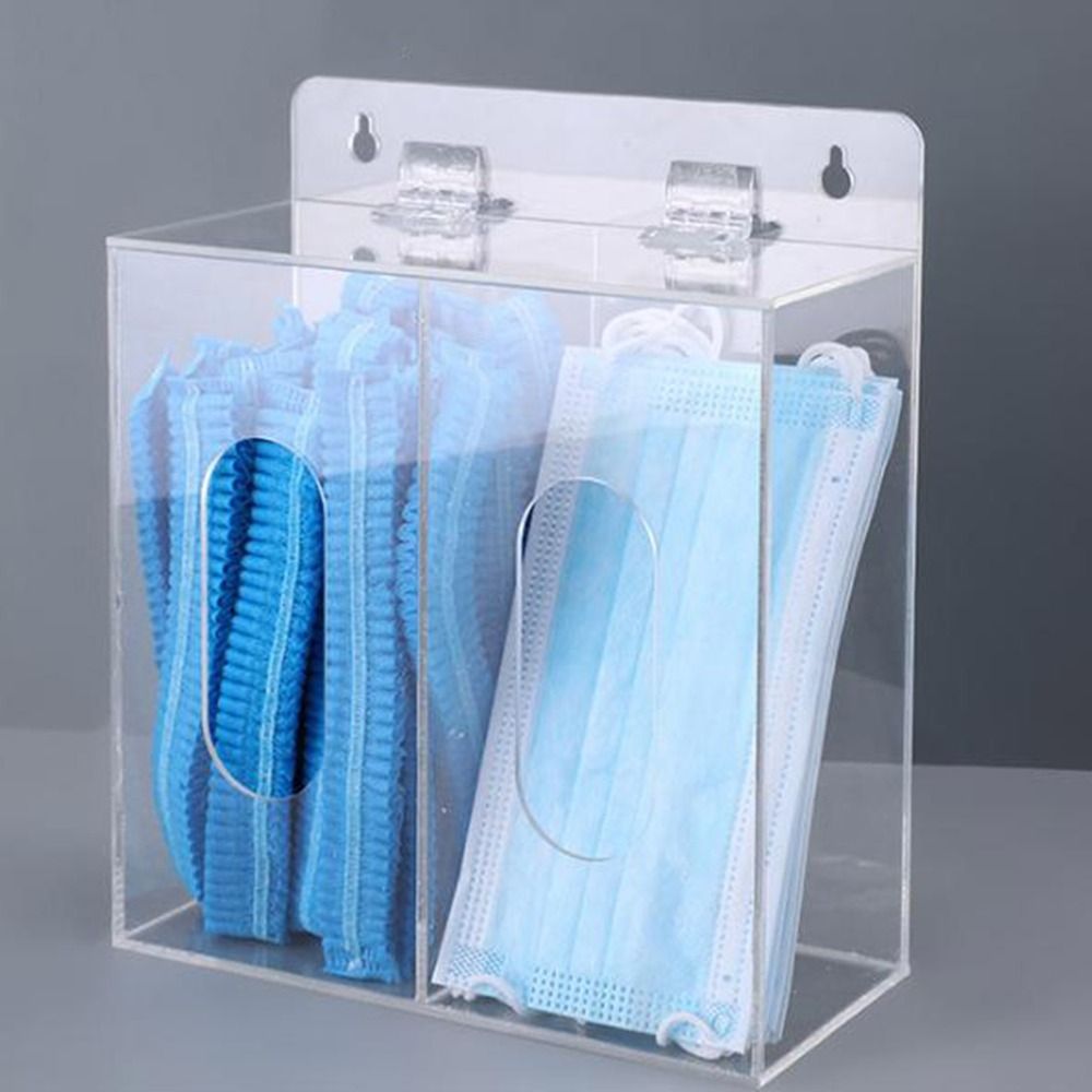 1/2/3 Grids Acrylic Glove Hold - đánh giá và giá Face Mask Storage Box