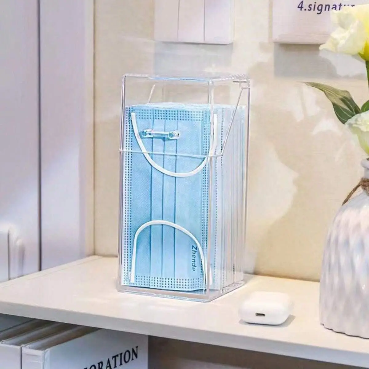 1/2pcs-Transparent Mask Storag - đánh giá và giá Face Mask Storage Box